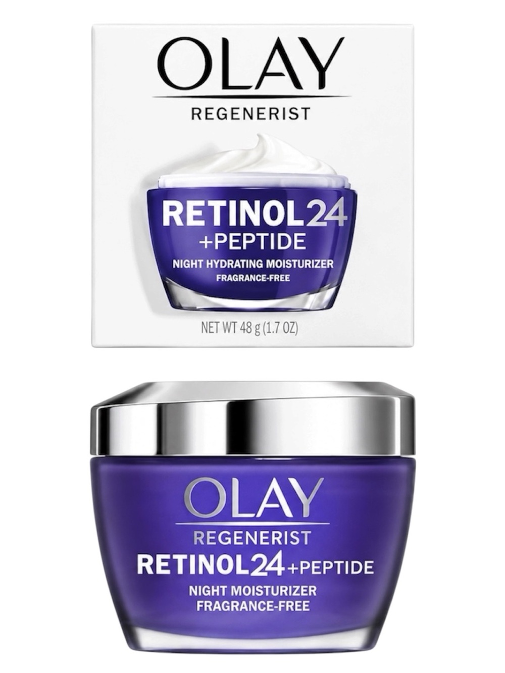 OLAY REGENERIST RETINOL 24 NIGHT FACIAL MOISTURIZER 50ML - BNIB